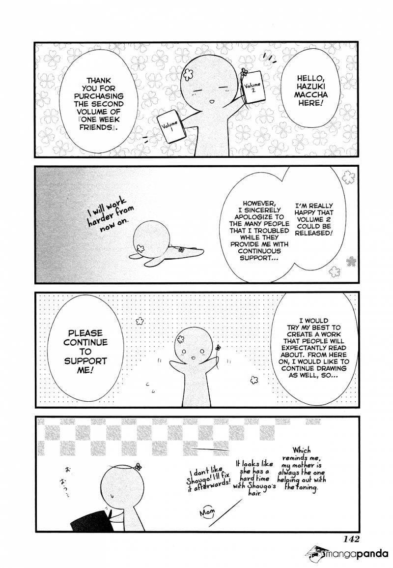 Isshuukan Friends - Chapter 8 : A New Friend