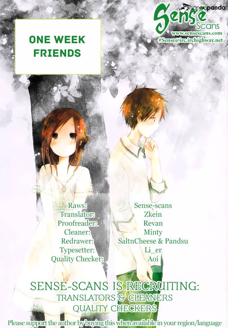 Isshuukan Friends - Chapter 11 : The Friend I Can't Meet