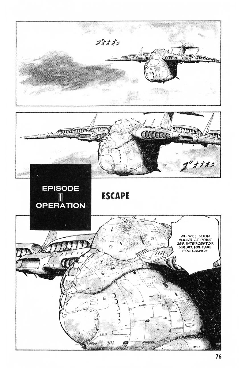 Kidou Senshi Gundam: Zeon No Saiko - Vol.1 Chapter 3 : Episode Iii Operation 'Escape'