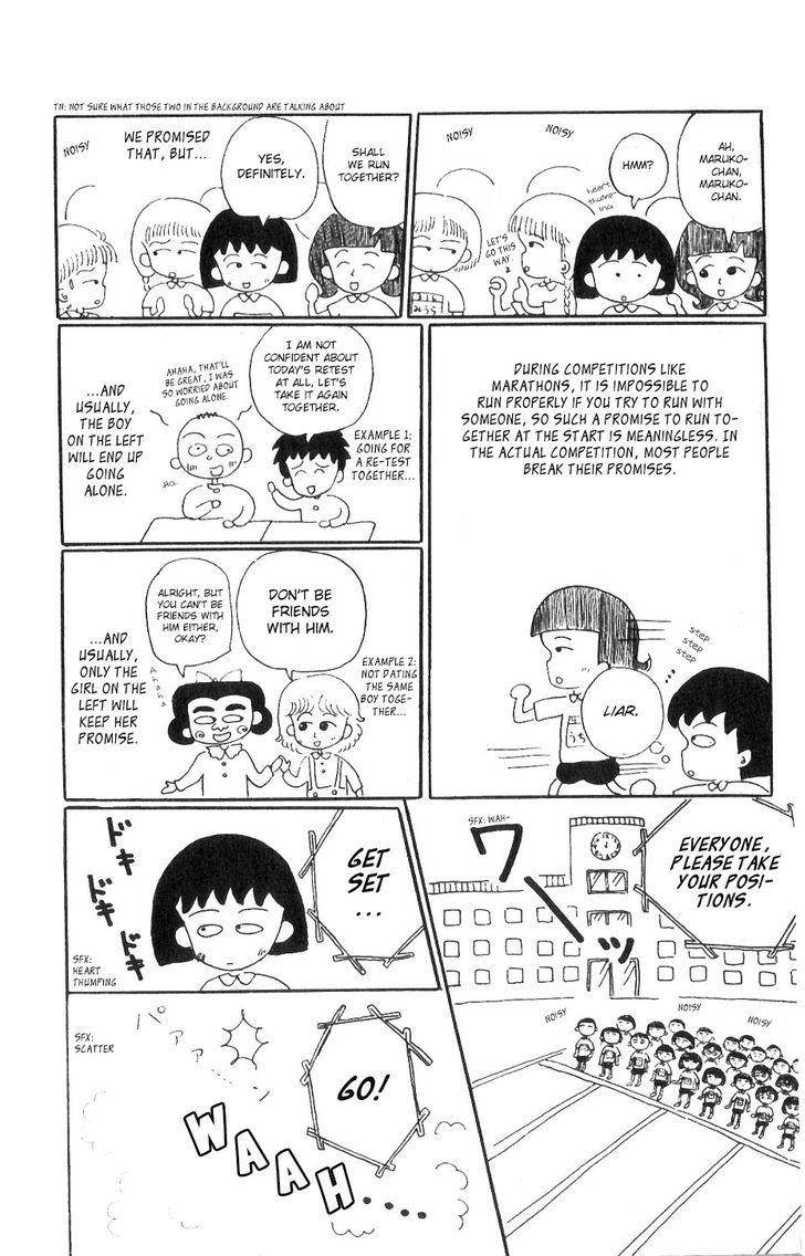 Chibi Maruko-Chan - Vol.1 Chapter 8 : Maruko Chan Does Not Like Marathons