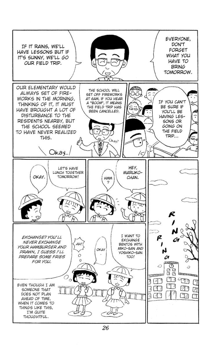 Chibi Maruko-Chan - Vol.1 Chapter 3 : Maruko Chan Likes To Prepare For Field Trips