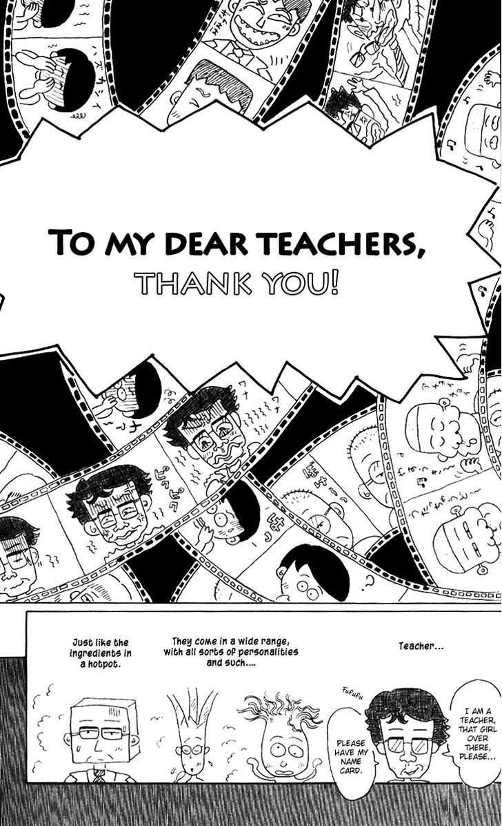 Chibi Maruko-Chan - Vol.1 Chapter 9.2 : To My Dear Teachers, Thank You!