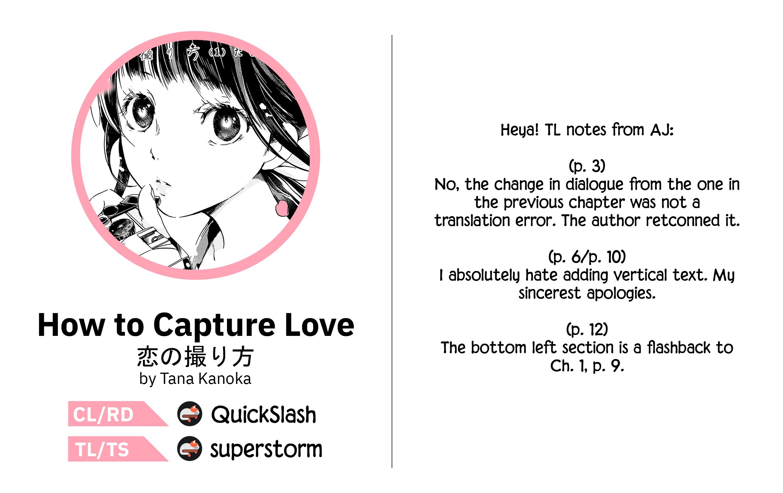 How To Capture Love - Vol.2 Chapter 12