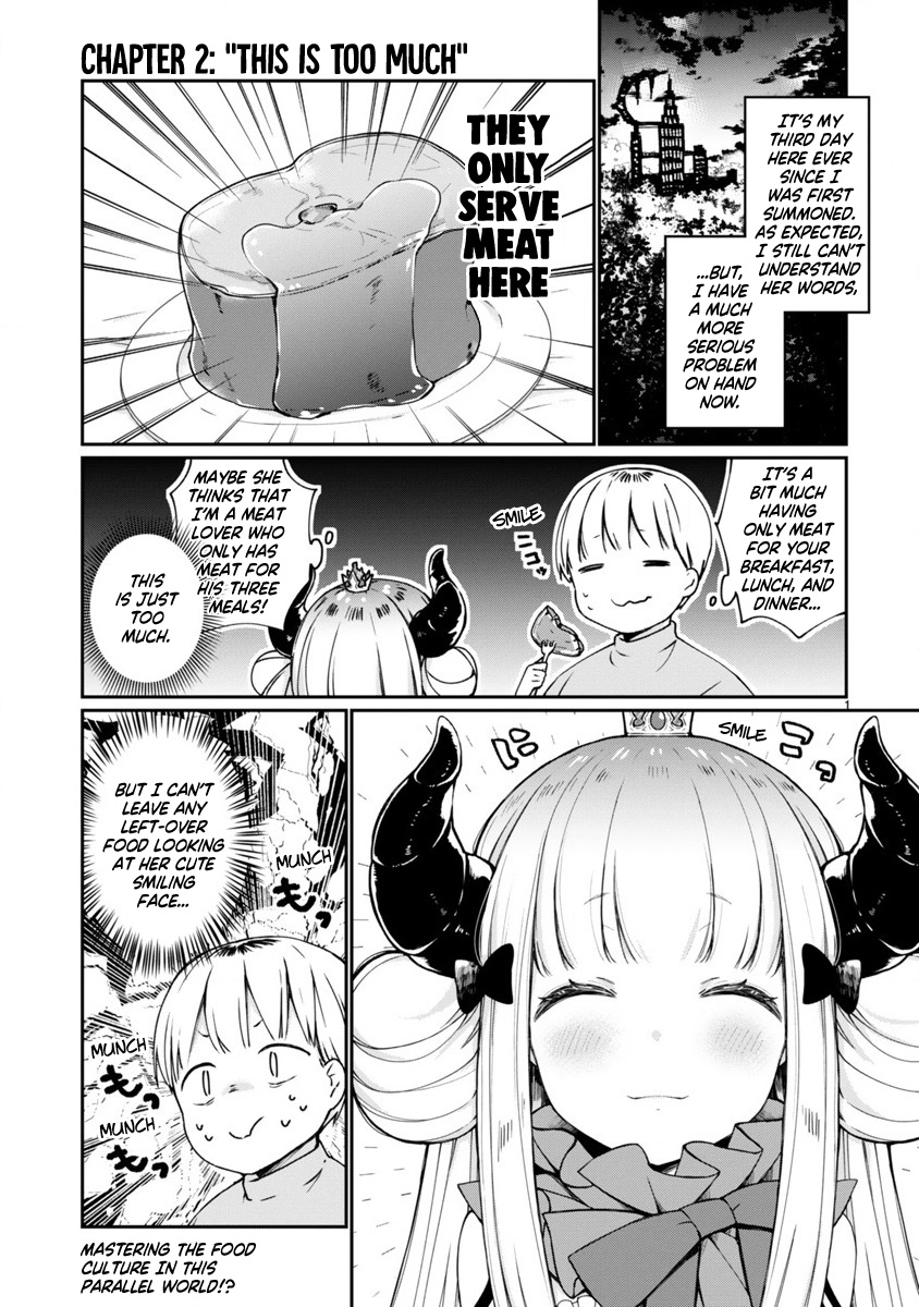 I Was Summoned By The Demon Lord, But I Can't Understand Her Language - Chapter 2: This Is To Much