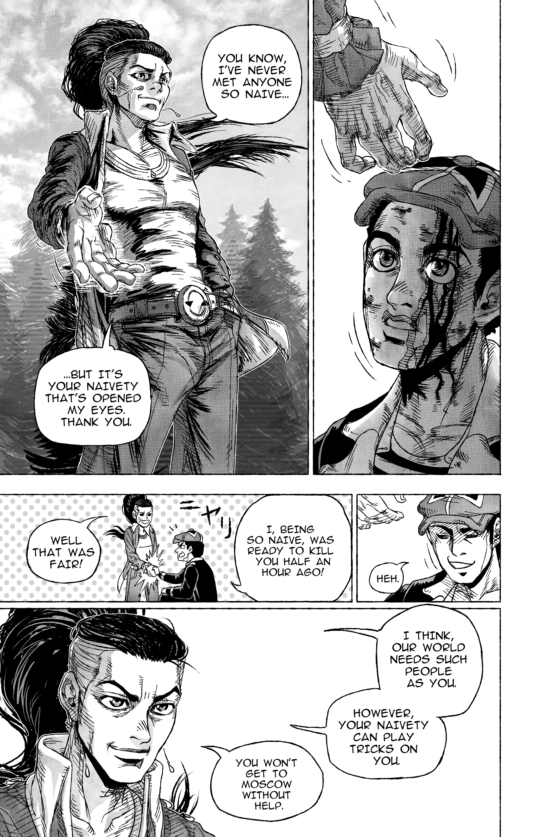 Jojo's Bizarre Adventure: Moscow Calling (Doujinshi) - Vol.2 Chapter 13: Hunt For Wolves Part 2