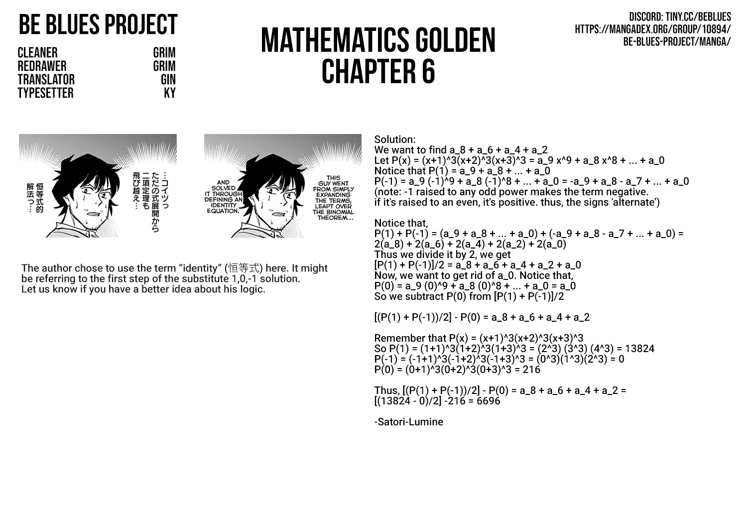 Mathematics Golden - Chapter 6: Outrageous Leap!