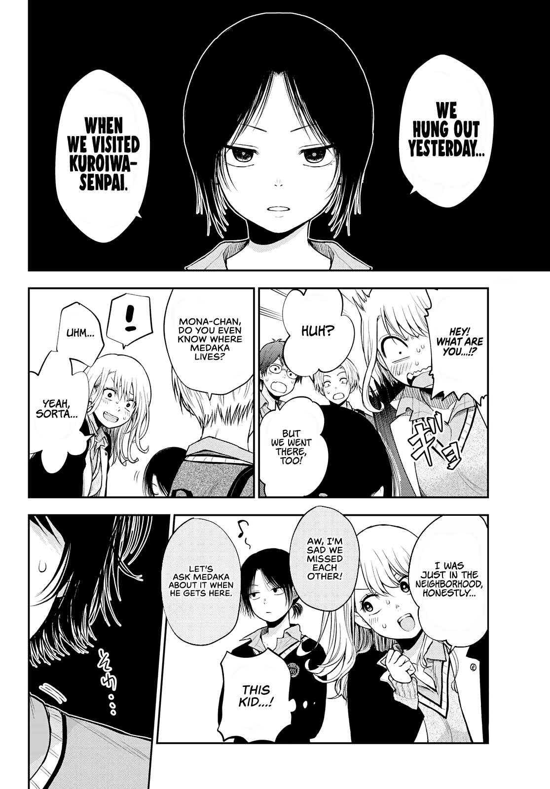 My Charms Are Wasted On Kuroiwa Medaka - Chapter 22: Feeling Down With That Bastard