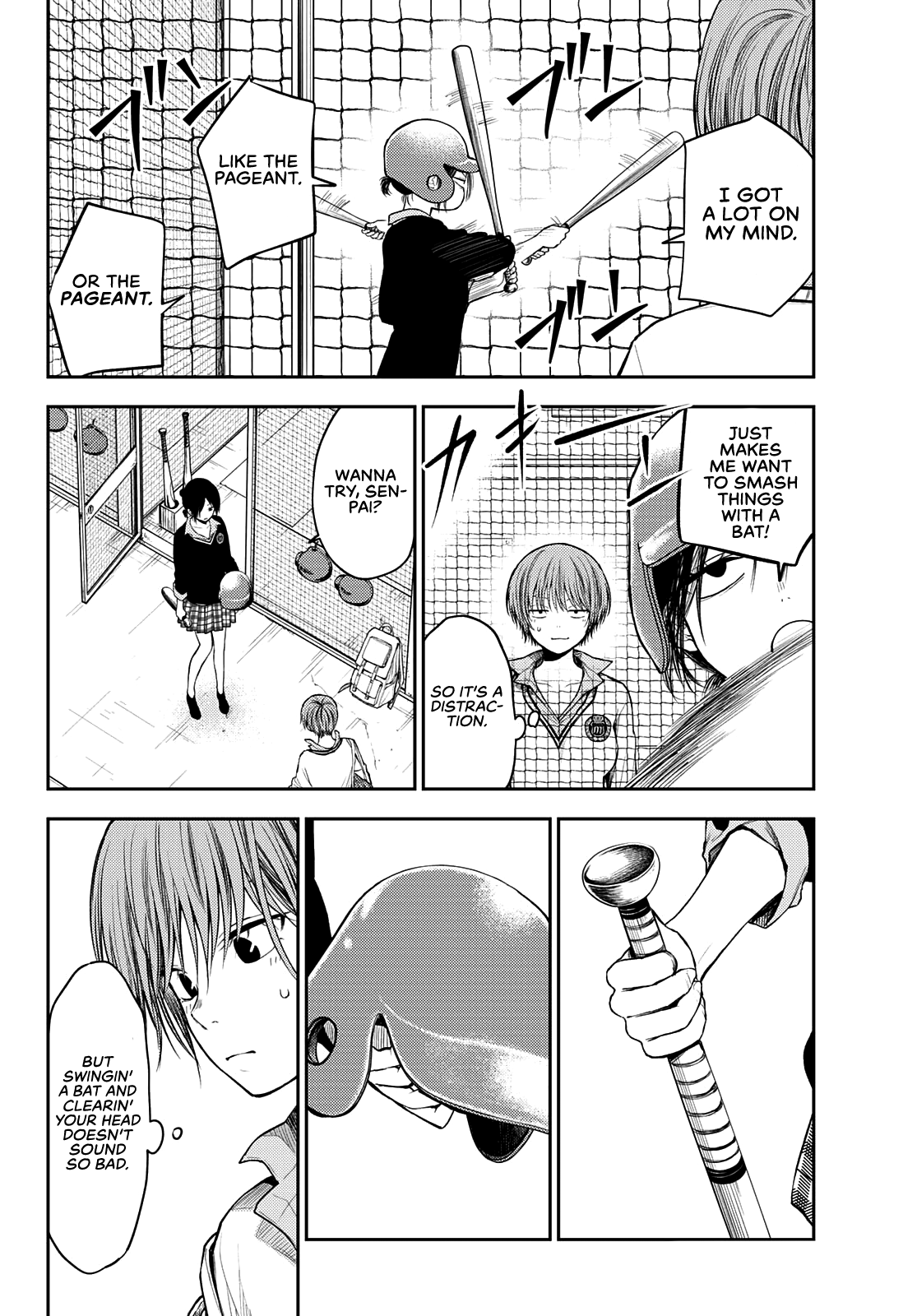 My Charms Are Wasted On Kuroiwa Medaka - Chapter 71: She In The Batting Cage