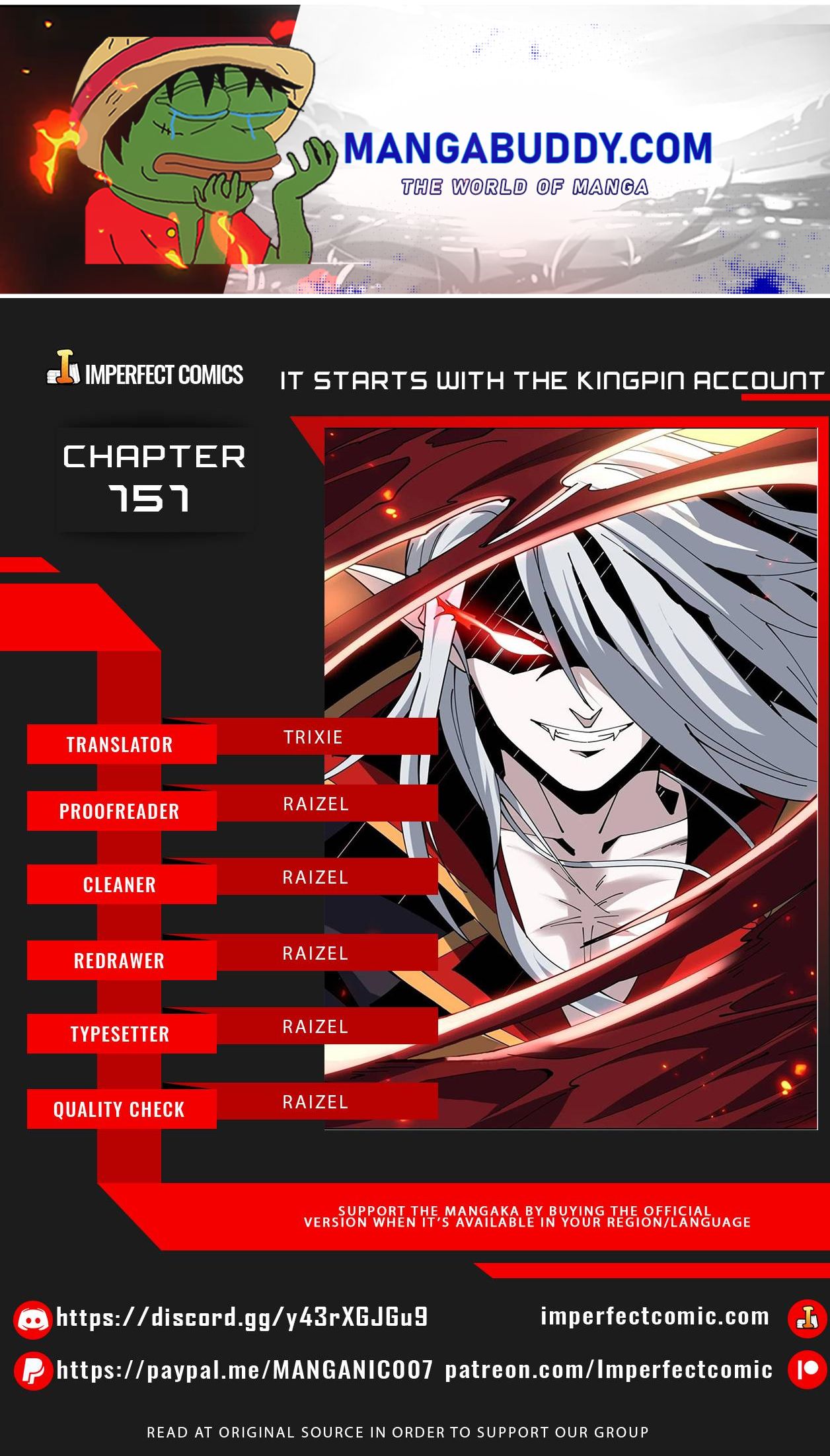 It Starts With A Kingpin Account - Chapter 151