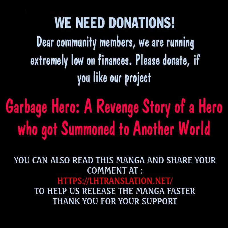 Garbage Hero: A Revenge Story Of A Hero Who Got Summoned To Another World - Chapter 1