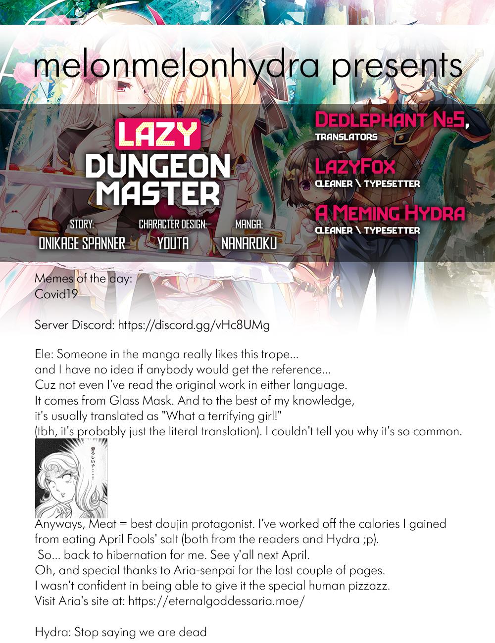 Lazy Dungeon Master - Chapter 14: Our True Forms Are…