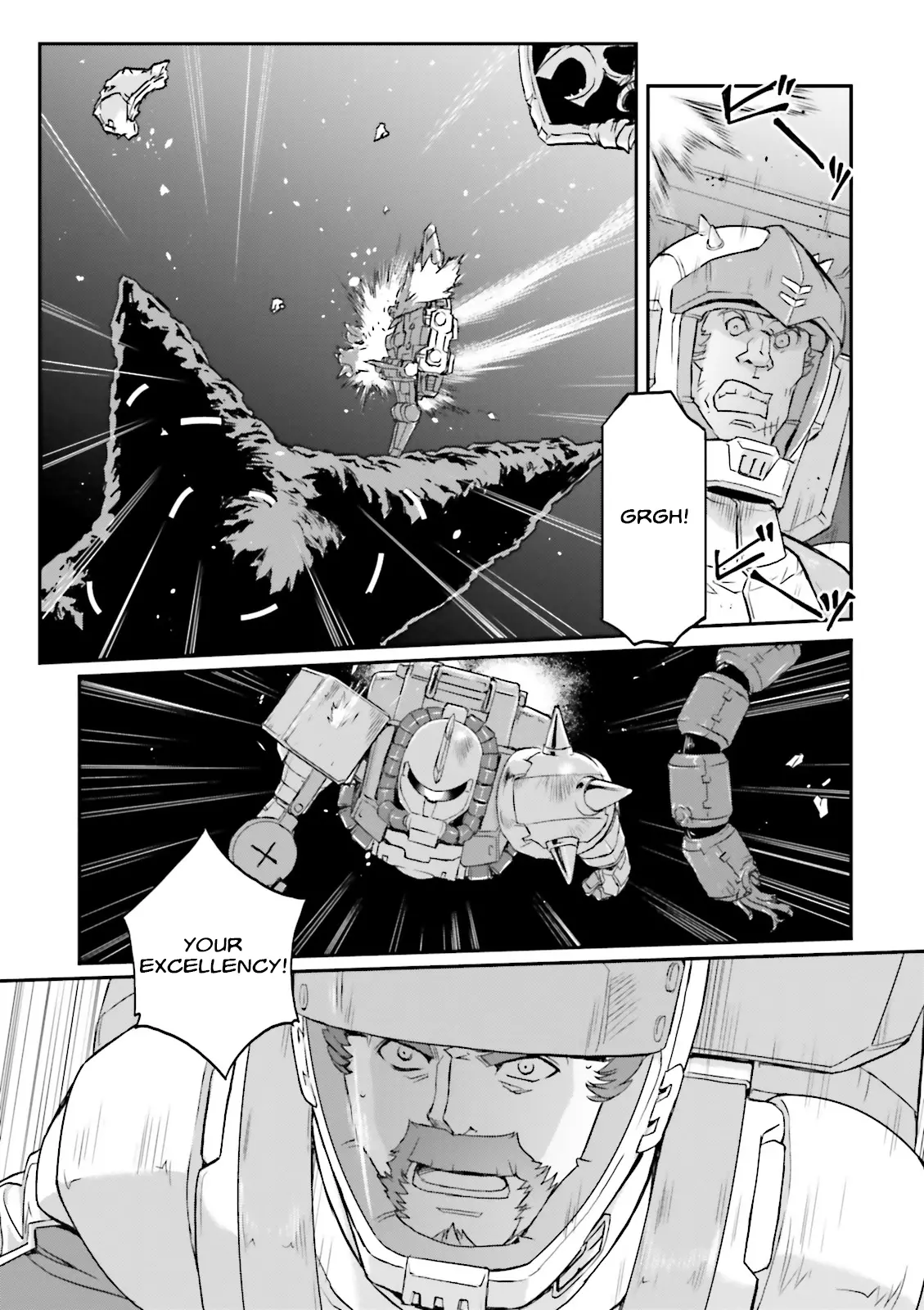 Mobile Suit Gundam Msv-R Legend Of The Universal Century Heroes: The Fabulous Shin Matsunaga - Vol.6 Chapter 32: Piercing