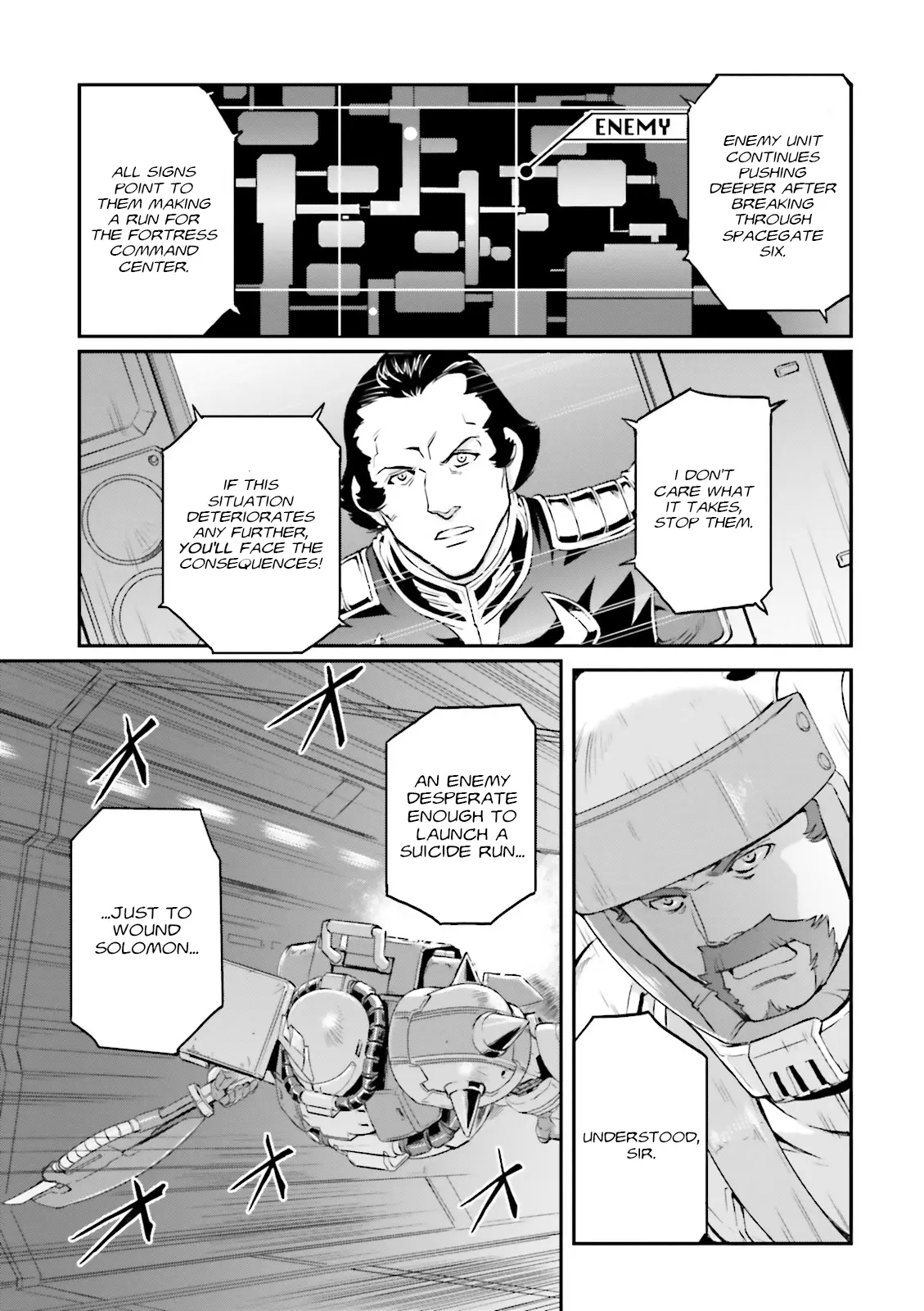 Mobile Suit Gundam Msv-R Legend Of The Universal Century Heroes: The Fabulous Shin Matsunaga - Vol.6 Chapter 32: Piercing