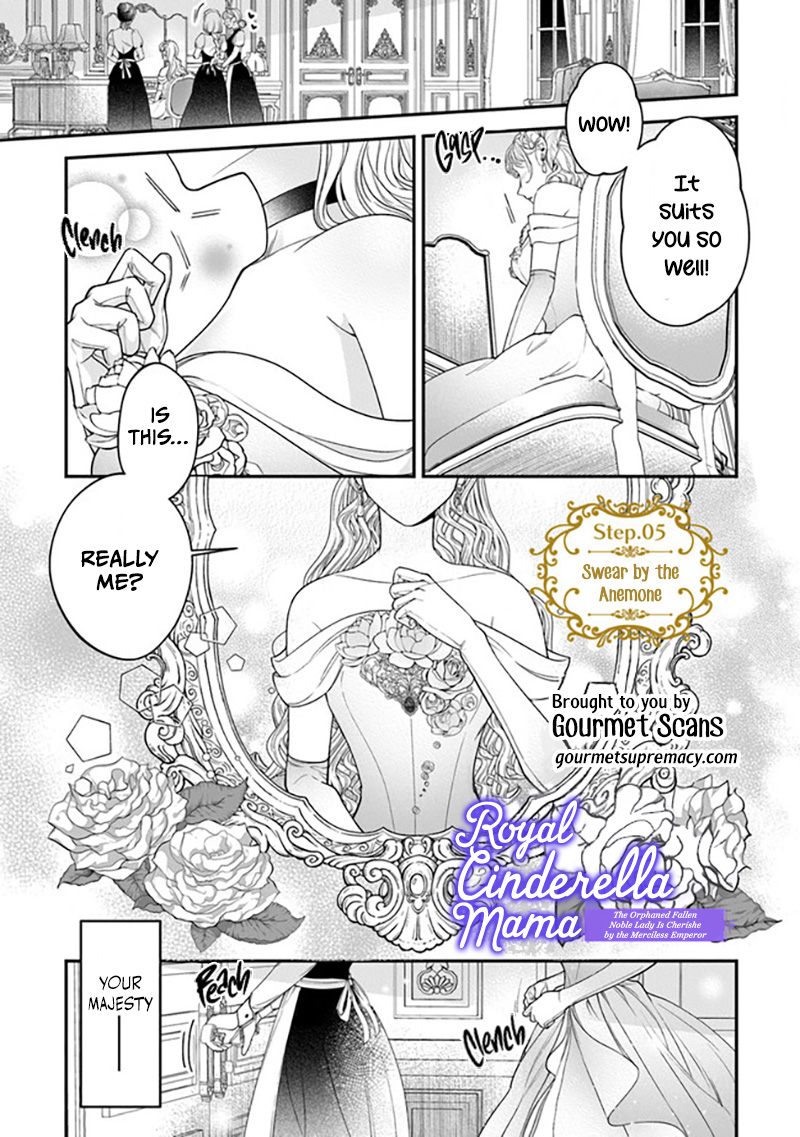 Royal Cinderella Mama - Tengai Kodoku No Botsuraku Reijou Wa Reitetsu Koutei Ni Dekiaisareru - Chapter 5