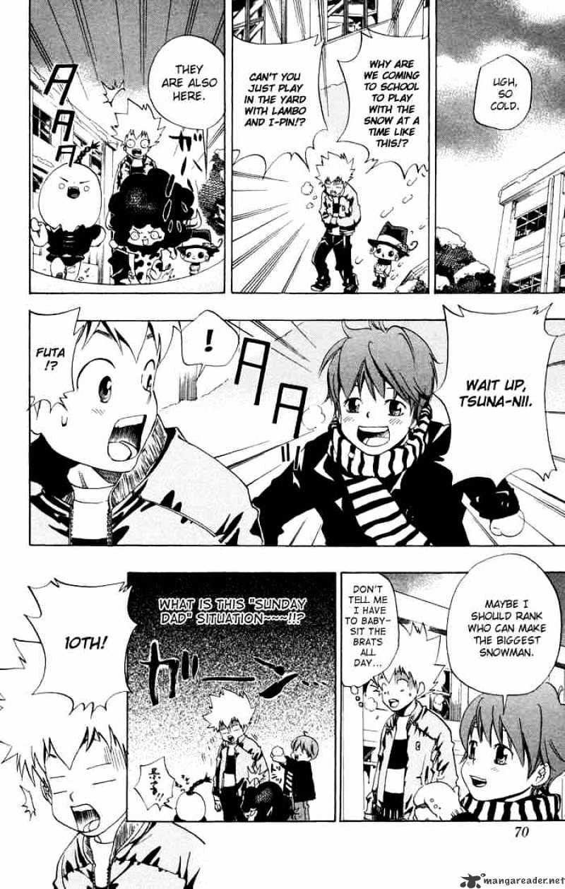 Kateikyoushi Hitman Reborn! - Chapter 37 : Snow Fight Kickoff