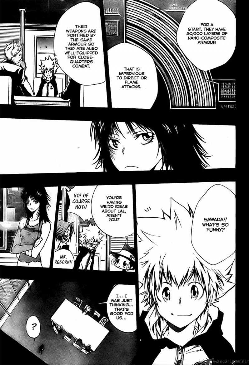 Kateikyoushi Hitman Reborn! - Chapter 182 : Sawada Tsunayoshi Vs Strau Moscas