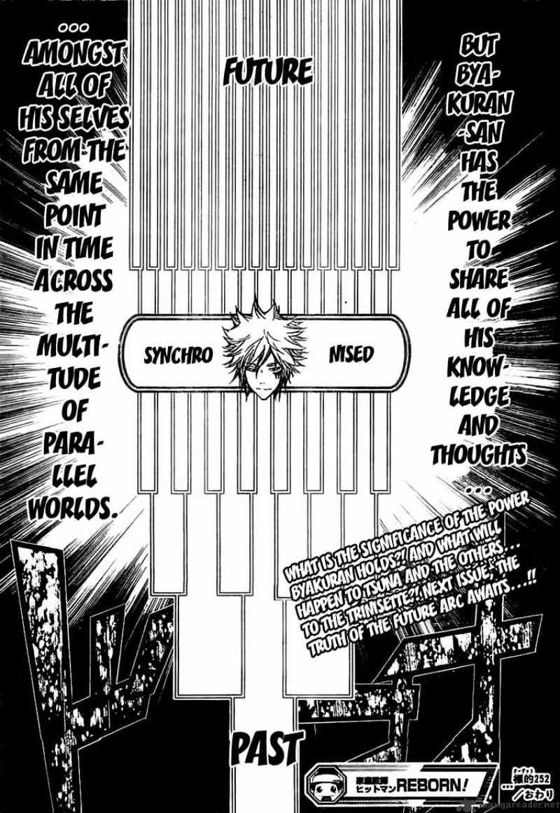 Kateikyoushi Hitman Reborn! - Chapter 252 : The Phalaenopsis Paradox