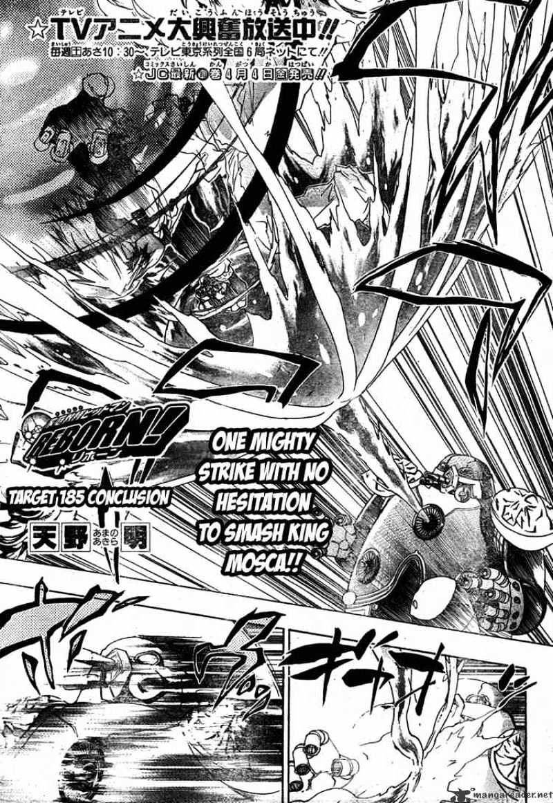 Kateikyoushi Hitman Reborn! - Chapter 185 : Conclusion