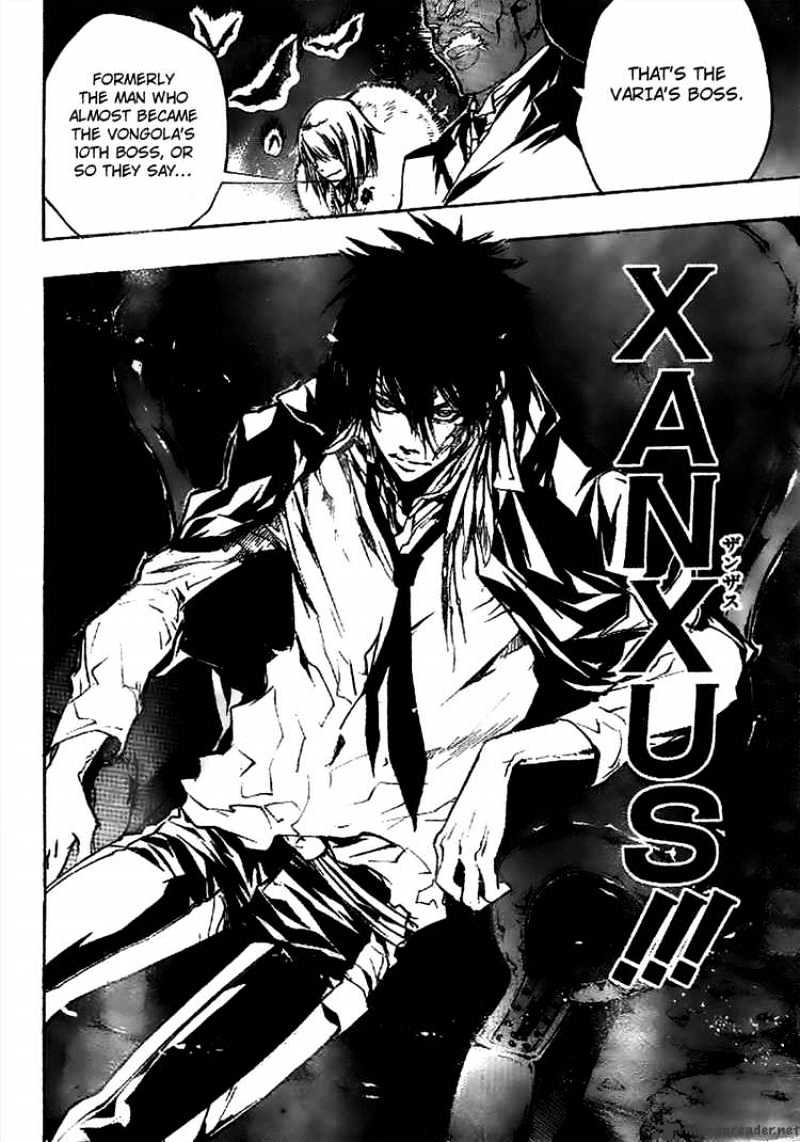 Kateikyoushi Hitman Reborn! - Chapter 224 : Xanxus Vs Rasiel