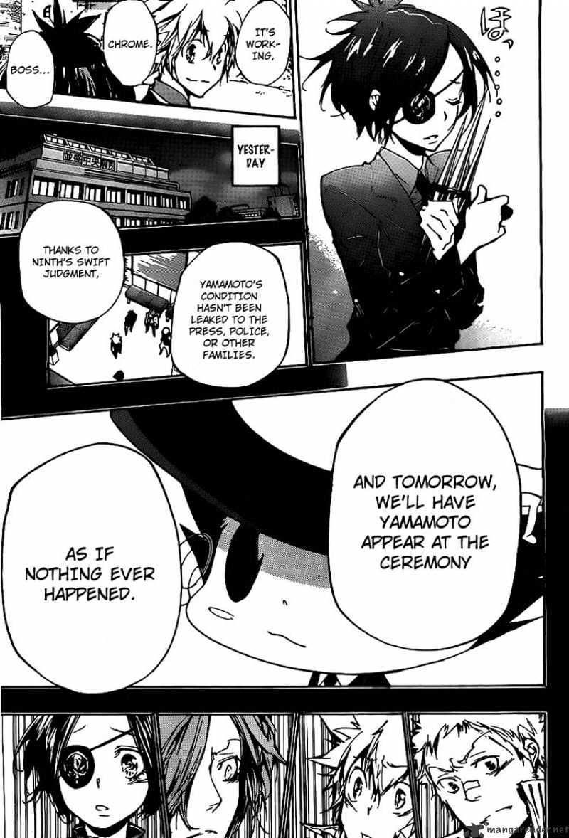 Kateikyoushi Hitman Reborn! - Chapter 295 : Inheritance Ceremony