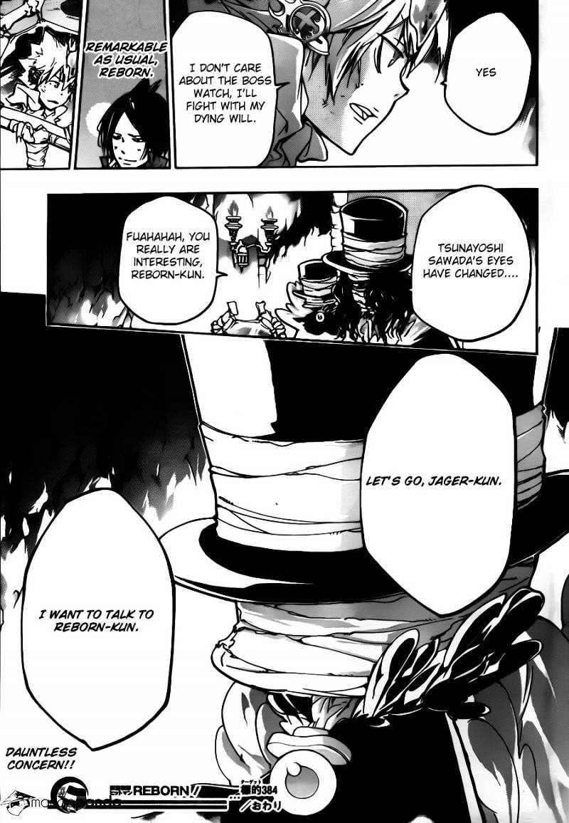 Kateikyoushi Hitman Reborn! - Chapter 384 : The Ones Who Watch A Fight