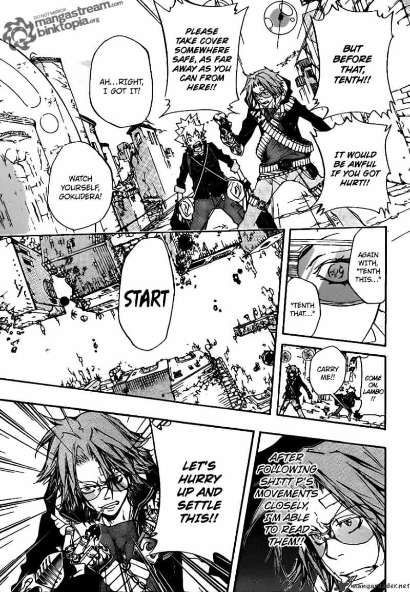 Kateikyoushi Hitman Reborn! - Chapter 315 : Gokudera Hayato Vs. Shitt P!