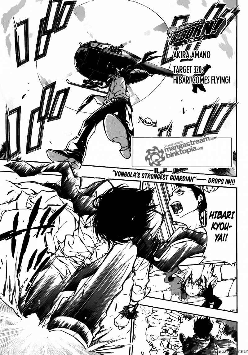 Kateikyoushi Hitman Reborn! - Chapter 320 : Hibari Comes Flying!