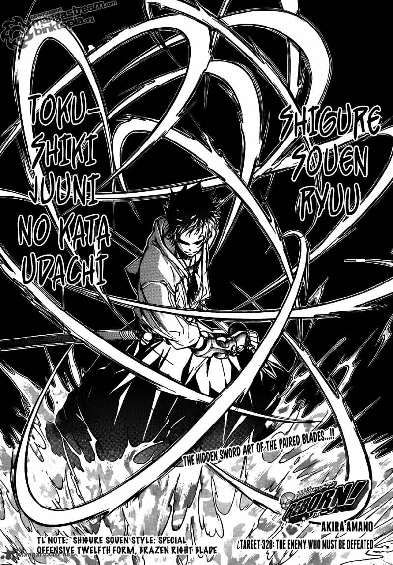 Kateikyoushi Hitman Reborn! - Chapter 328 : The Enemy Who Must Be Defeated