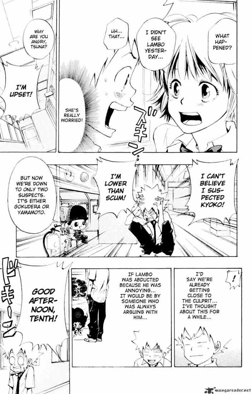 Kateikyoushi Hitman Reborn! - Chapter 56 : The Case Of Lambo S Disappearance