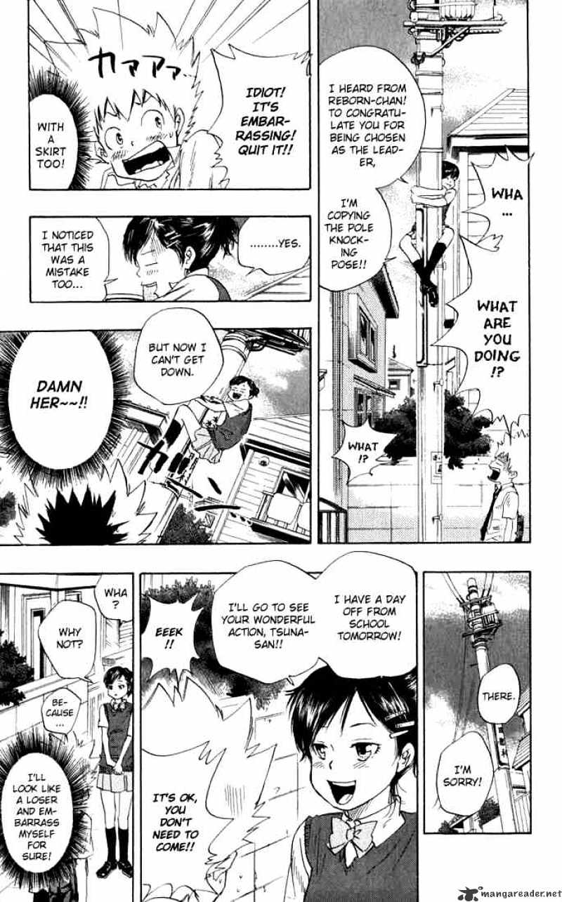 Kateikyoushi Hitman Reborn! - Chapter 17 : Pole Knocking First Half