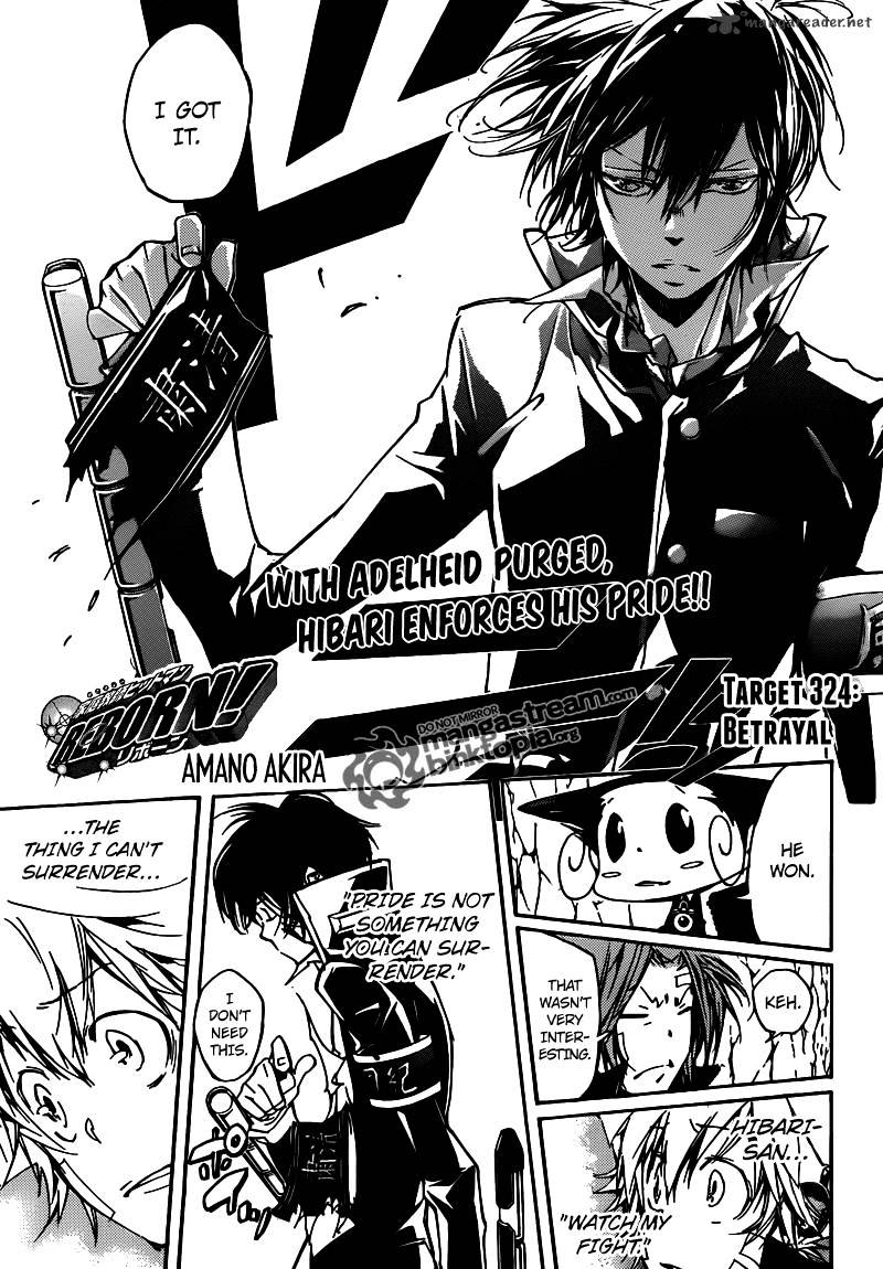 Kateikyoushi Hitman Reborn! - Chapter 324 : Betrayal