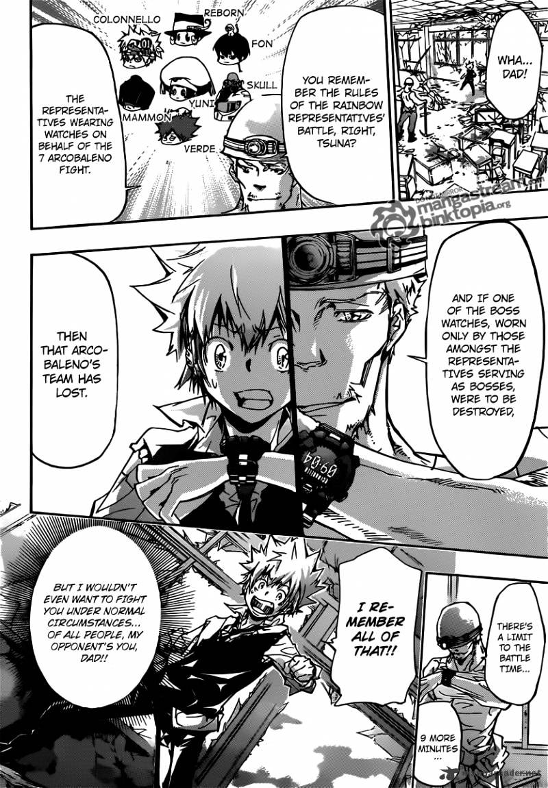 Kateikyoushi Hitman Reborn! - Chapter 360 : Sawada Tsunayoshi Vs. Sawada Iemitsu