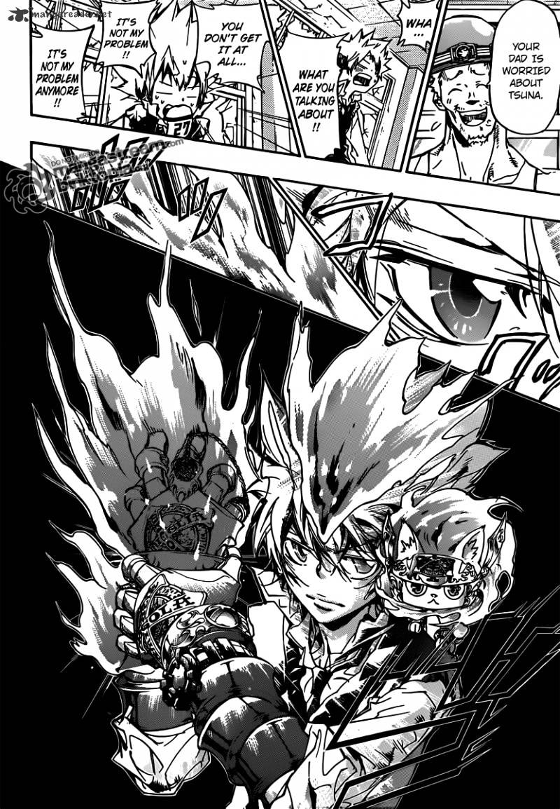 Kateikyoushi Hitman Reborn! - Chapter 360 : Sawada Tsunayoshi Vs. Sawada Iemitsu