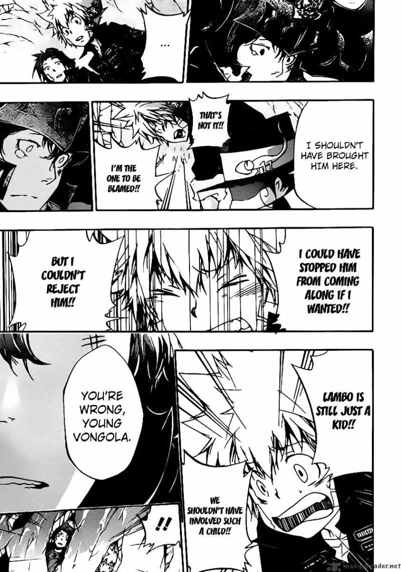 Kateikyoushi Hitman Reborn! - Chapter 312 : Lambo`s Feelings