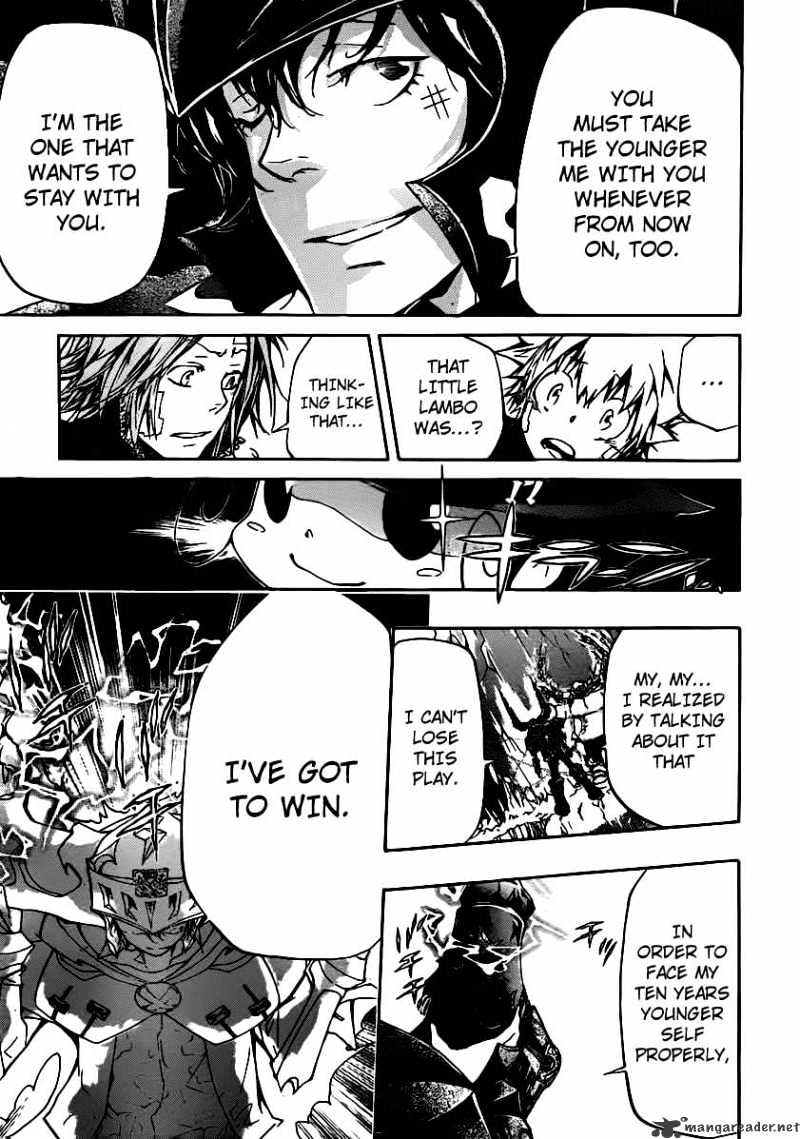 Kateikyoushi Hitman Reborn! - Chapter 312 : Lambo`s Feelings