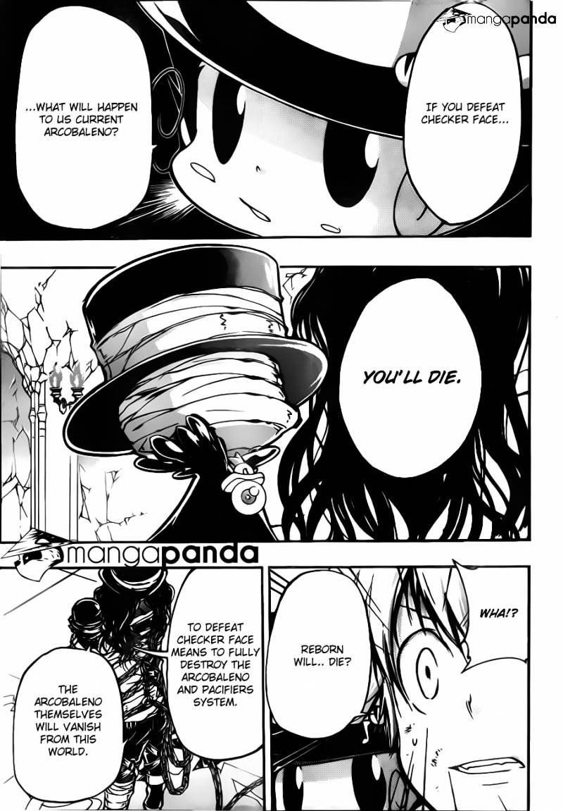 Kateikyoushi Hitman Reborn! - Chapter 387 : Reborn S Doubt