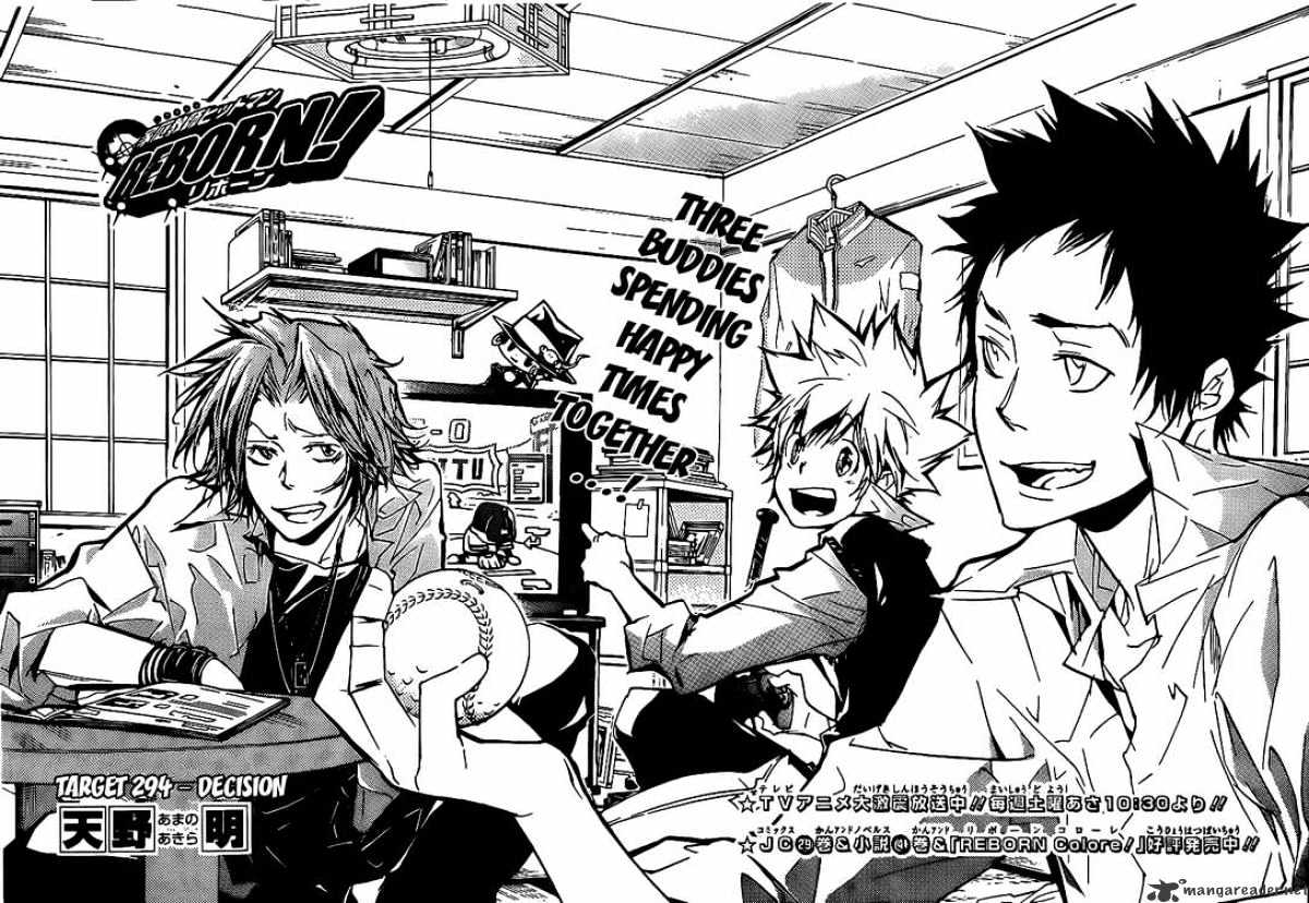 Kateikyoushi Hitman Reborn! - Chapter 294 : Decision