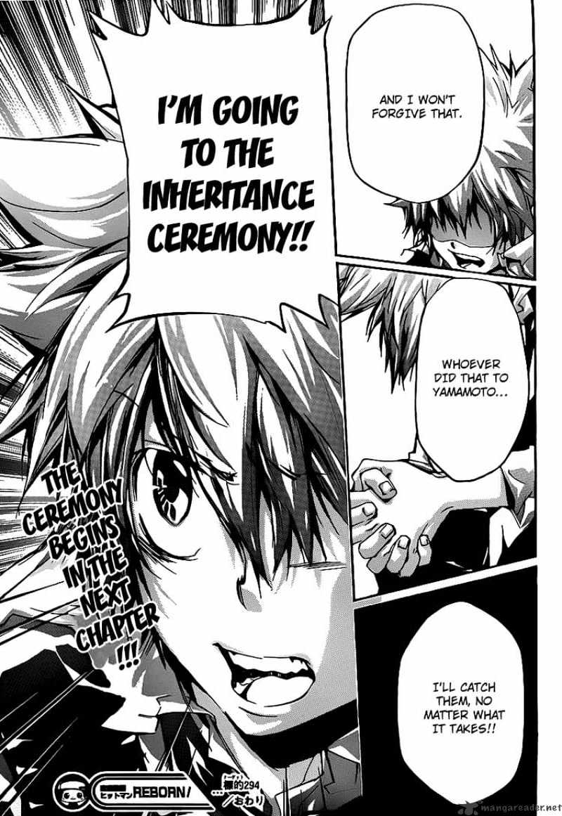 Kateikyoushi Hitman Reborn! - Chapter 294 : Decision