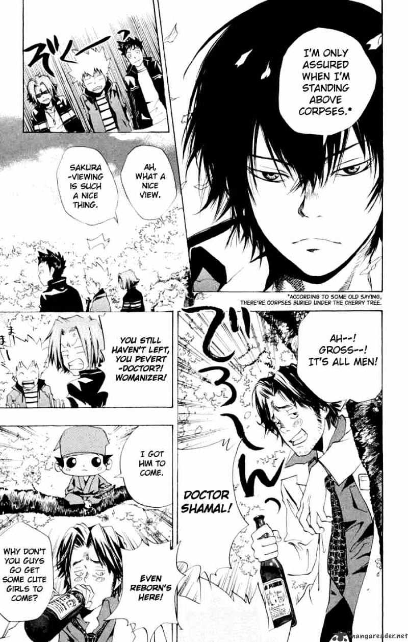 Kateikyoushi Hitman Reborn! - Chapter 43 : Sakura Viewing