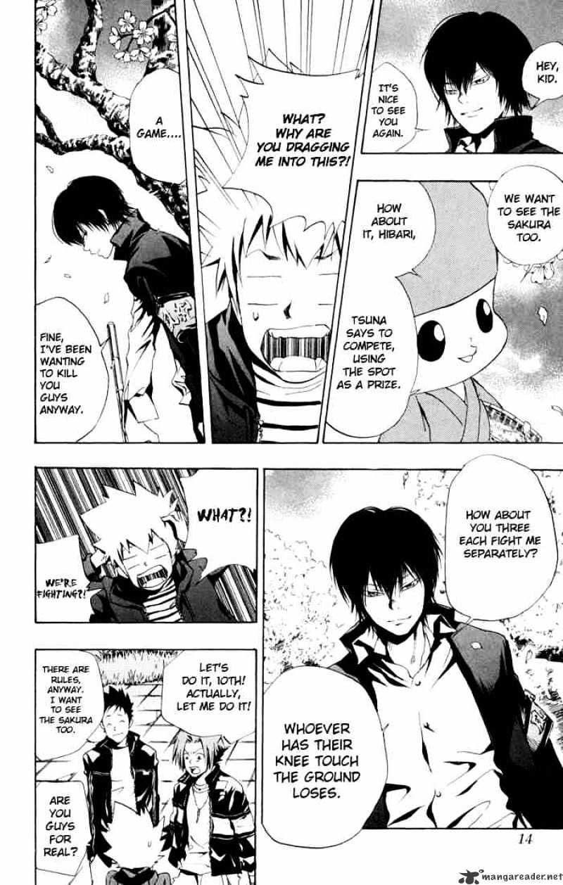 Kateikyoushi Hitman Reborn! - Chapter 43 : Sakura Viewing