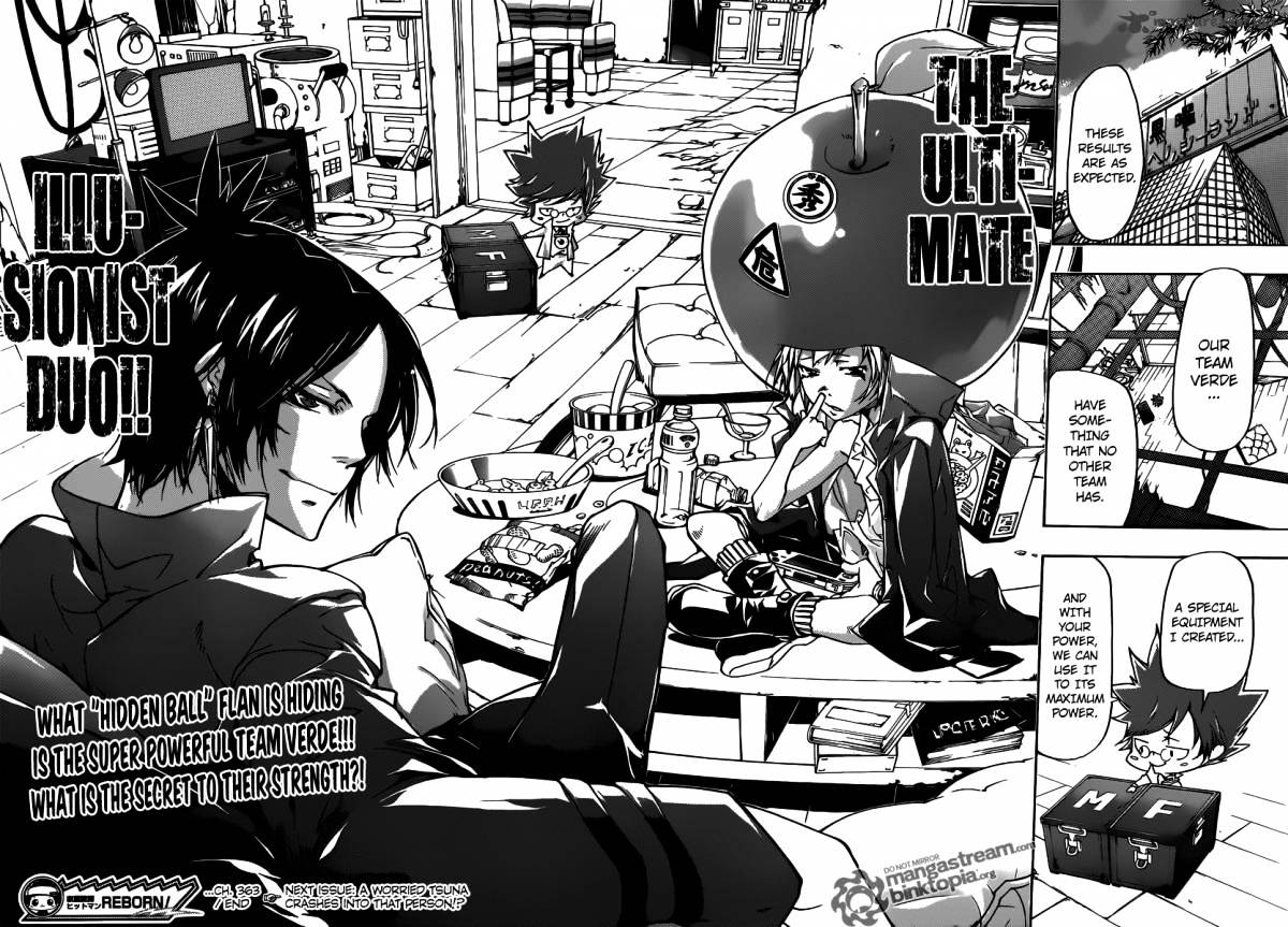 Kateikyoushi Hitman Reborn! - Chapter 363 : The Threat Team