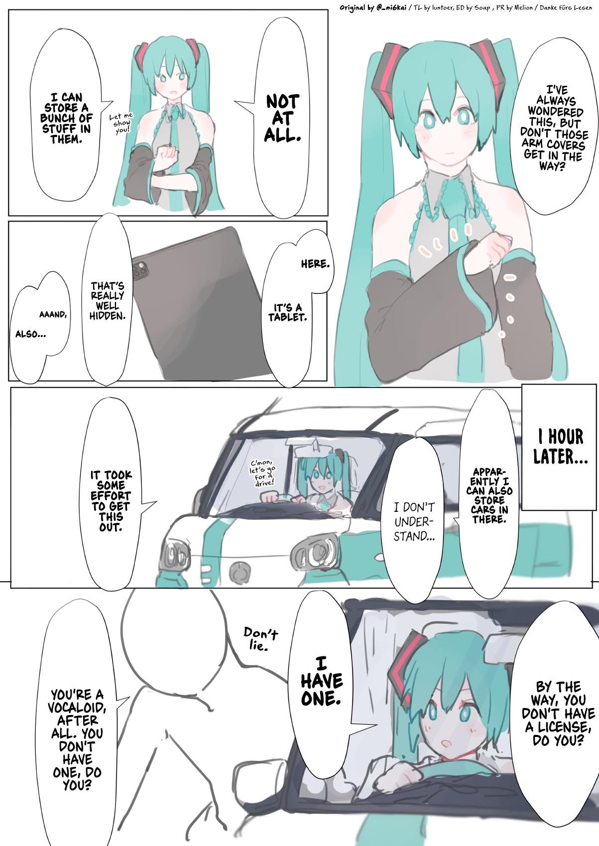 The Daily Life Of Master & Hatsune Miku - Chapter 21: Storage