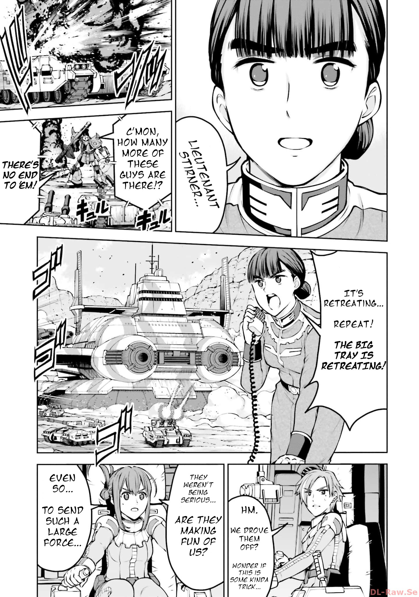 Mobile Suit Gundam: Battle Operation Code Fairy - Vol.1 Chapter 4: Lieutenant Barbara's Doctrine (Part One)