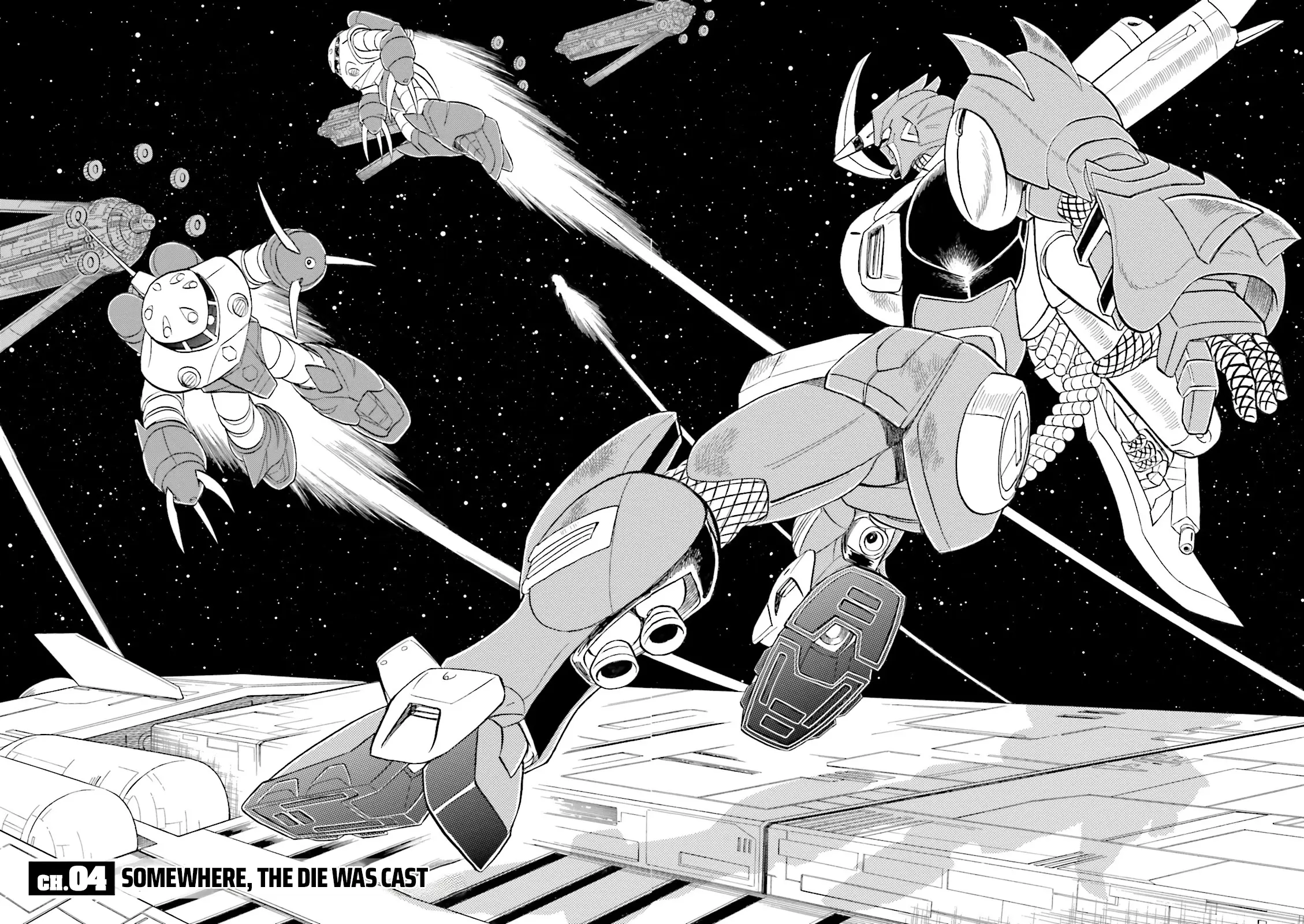 Mobile Suit Cross Born Gundam Dust - Vol.1 Chapter 4: Somewhere, The Die Was Cast