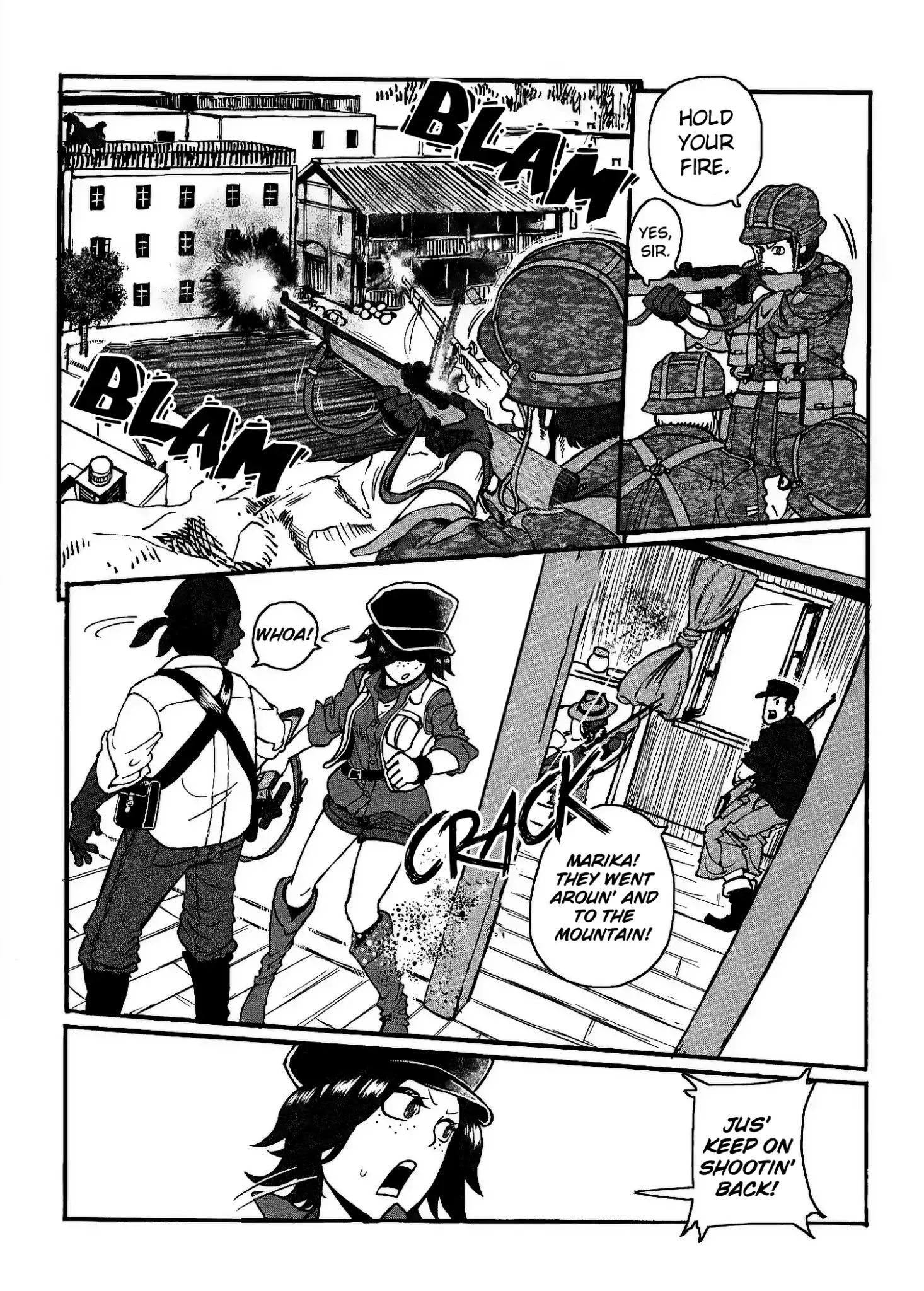 Groundless - Sekigan No Sogekihei - Vol.5 Chapter 20: The Liberation Army's Forced Retreat