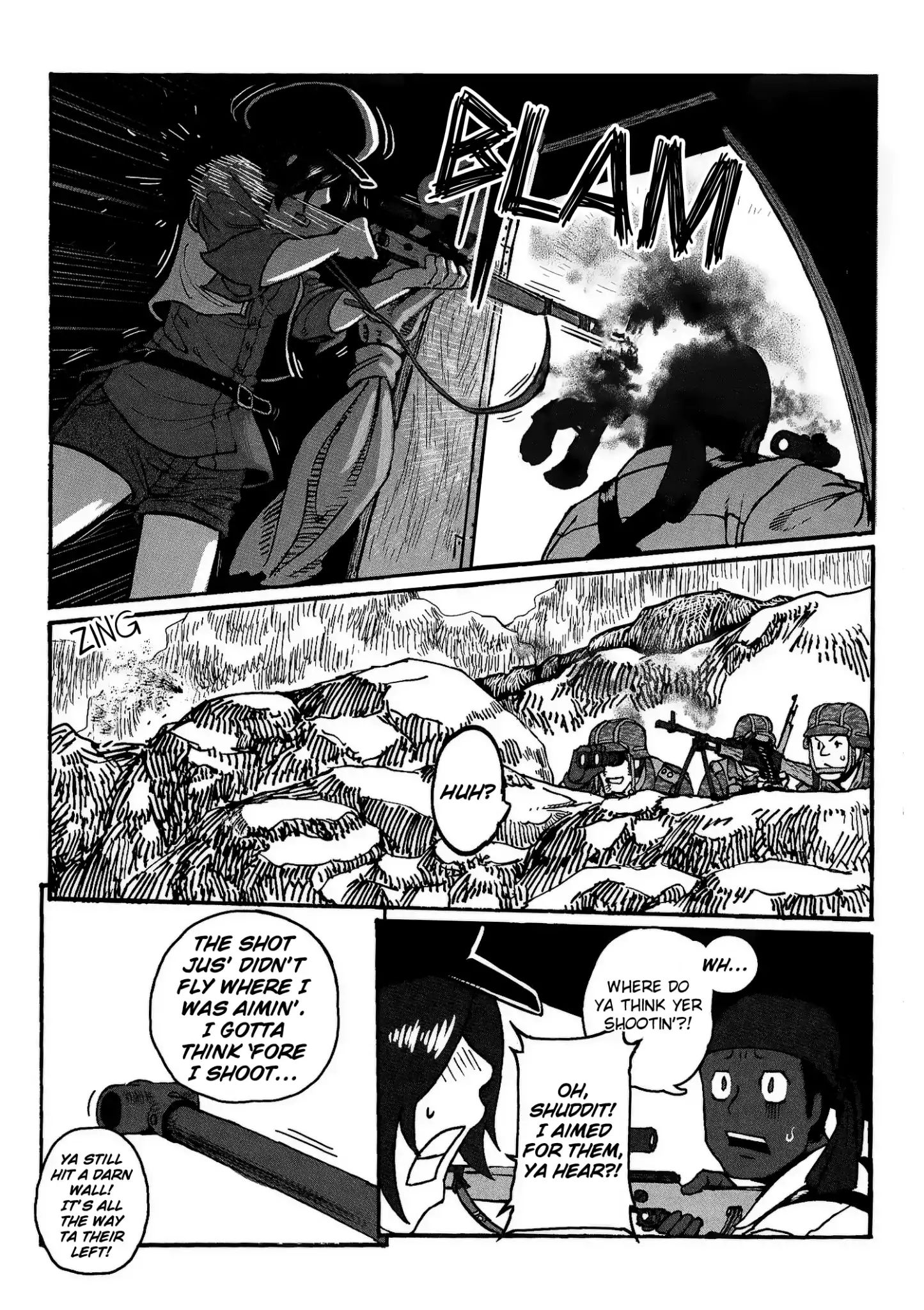 Groundless - Sekigan No Sogekihei - Vol.5 Chapter 20: The Liberation Army's Forced Retreat