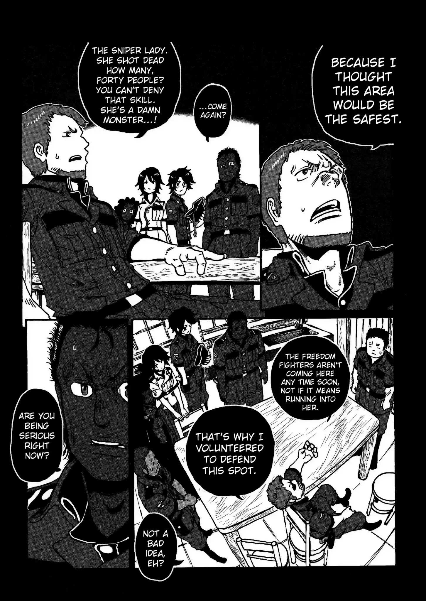 Groundless - Sekigan No Sogekihei - Vol.5 Chapter 20: The Liberation Army's Forced Retreat