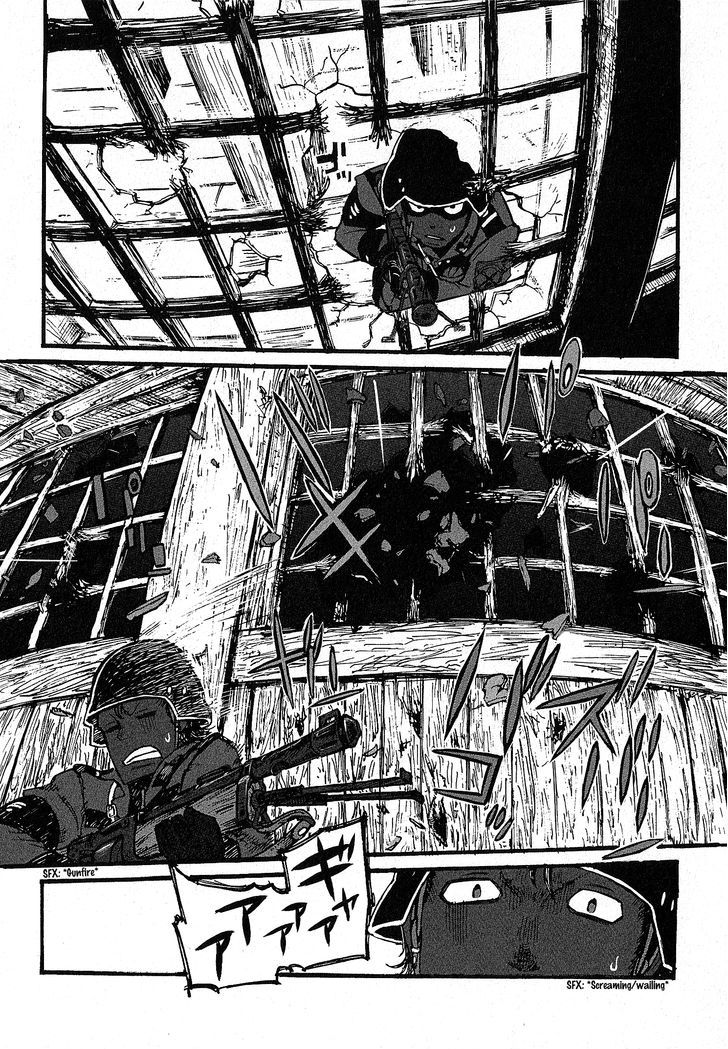 Groundless - Sekigan No Sogekihei - Vol.2 Chapter 8 : Third Grain Silo Area Occupation Battle