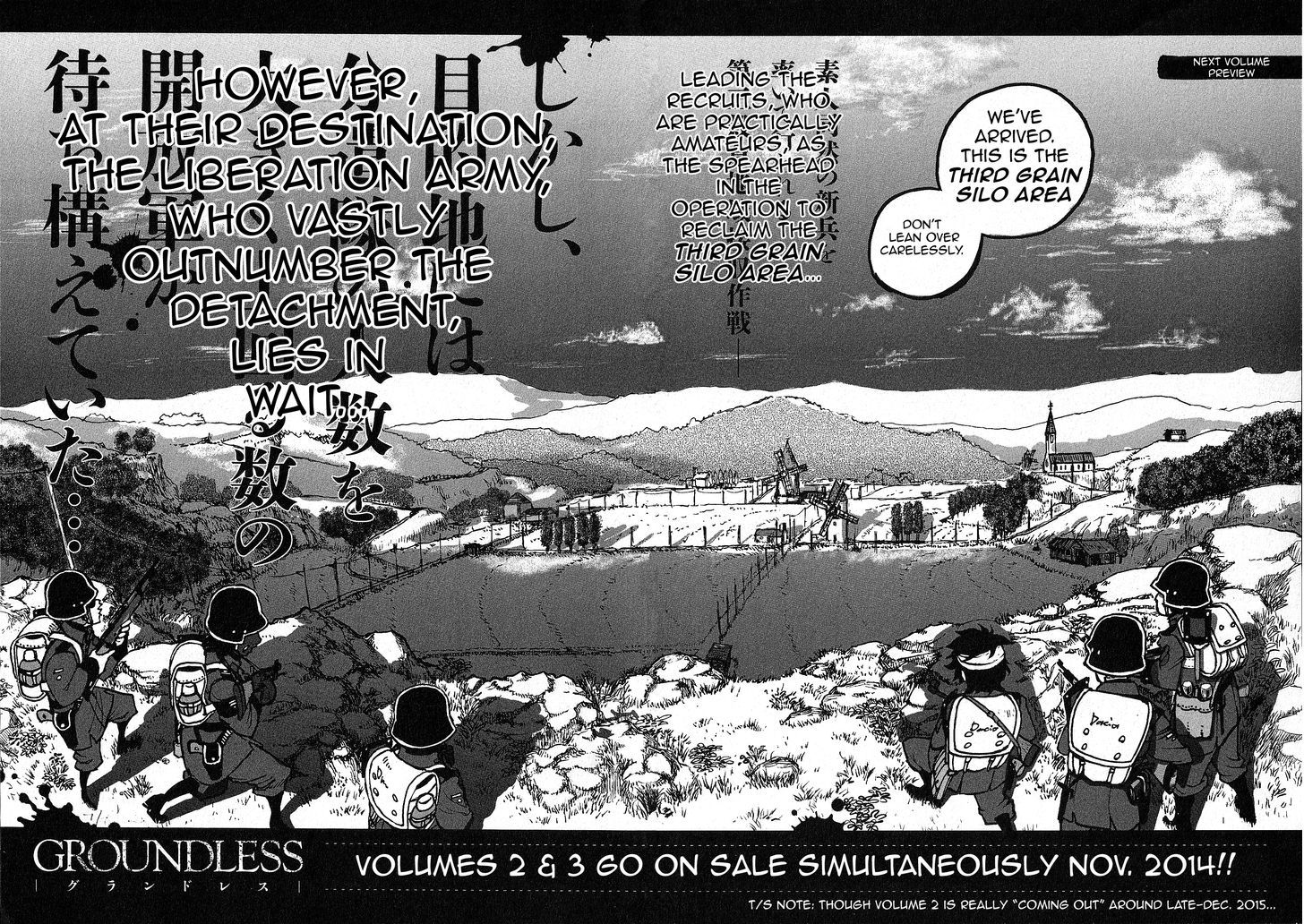 Groundless - Sekigan No Sogekihei - Vol.1 Chapter 3 V2 : One Can't Turn Into A Useful Soldier In Just 3 Days + Volume 1 Ex...