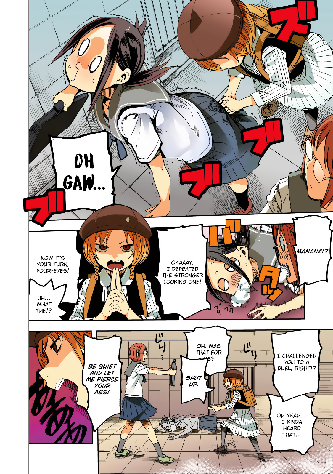 Chio-Chan No Tsuugakuro - Vol.5 Chapter 21 : Chio-Chan And A Duel